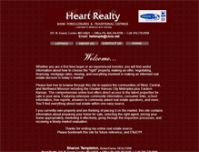 Tablet Screenshot of heartrealestate.com